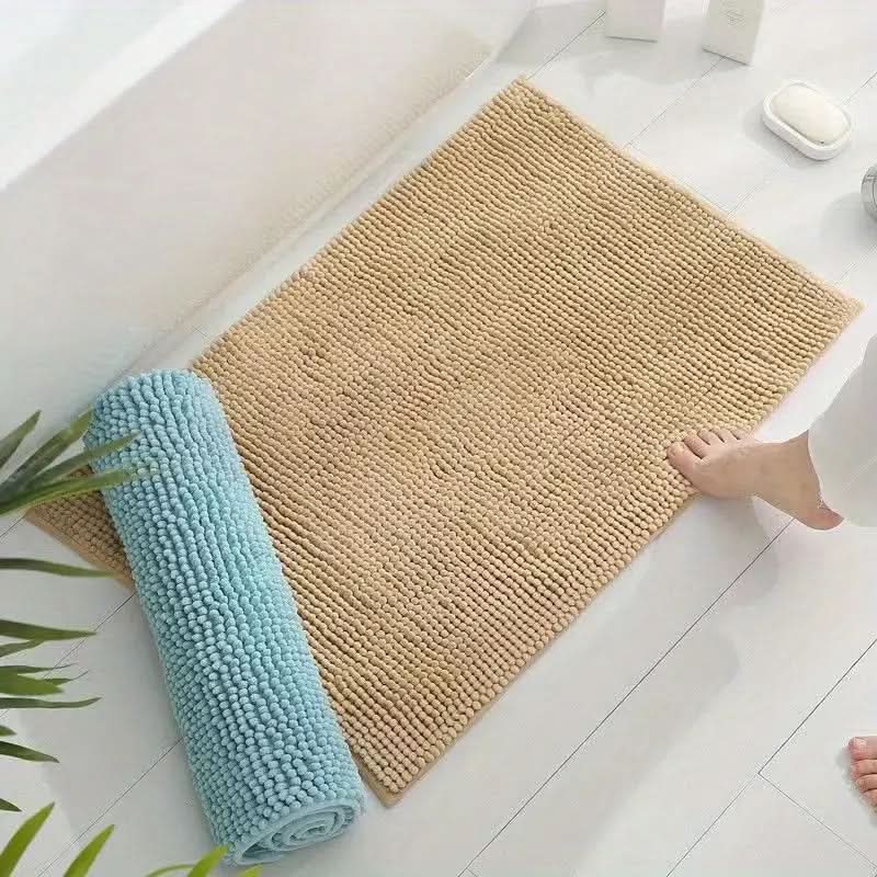 COMFORT – Chenille Bath Mat with Non-Slip Backing