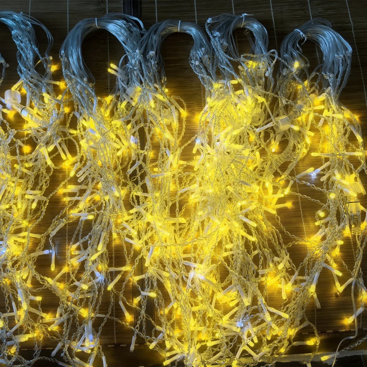 LED curtain string lights for magical holiday decor