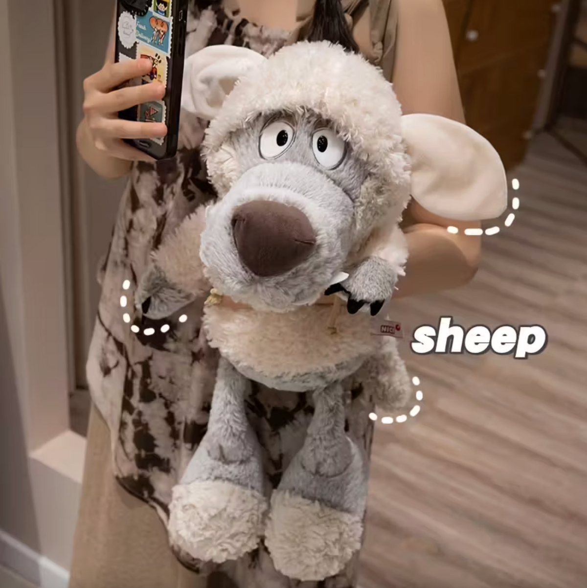 WoolyWolf - Wolf in Schapenkleding Pluche