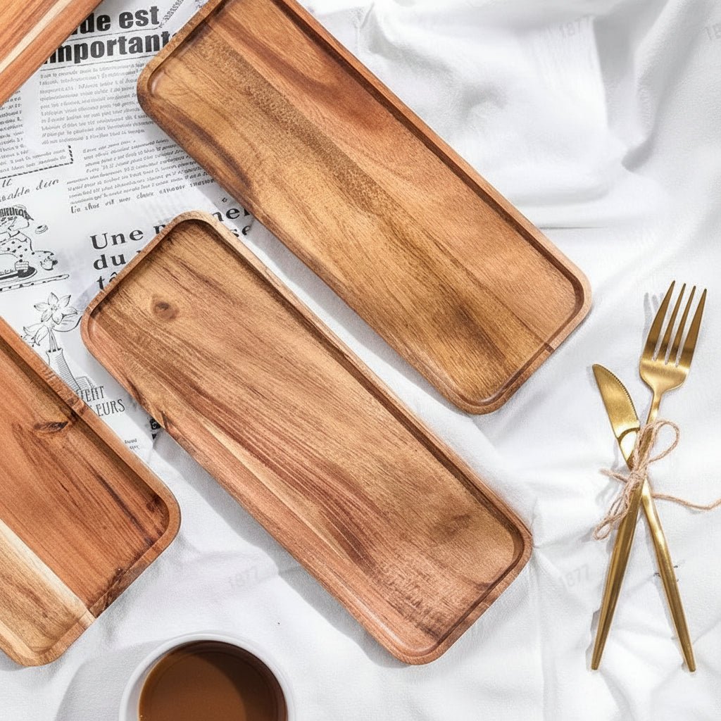 ACACIAEDGE – Acacia Wood Cutting Board for Kitchen & Serving