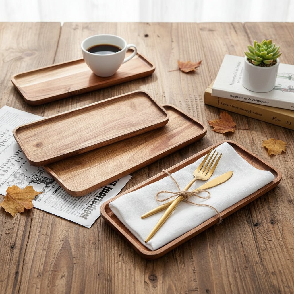 ACACIAEDGE – Acacia Wood Cutting Board for Kitchen & Serving
