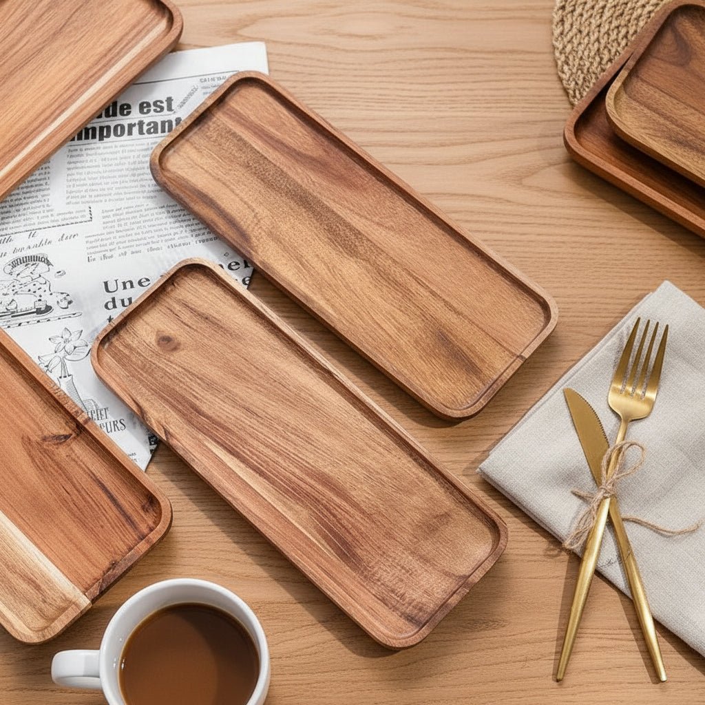 ACACIAEDGE – Acacia Wood Cutting Board for Kitchen & Serving