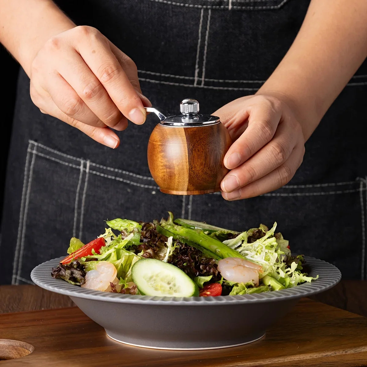 Lavera – Stilvolle Salz und Pfeffermühlen für komfortables Würzen (3er Set)