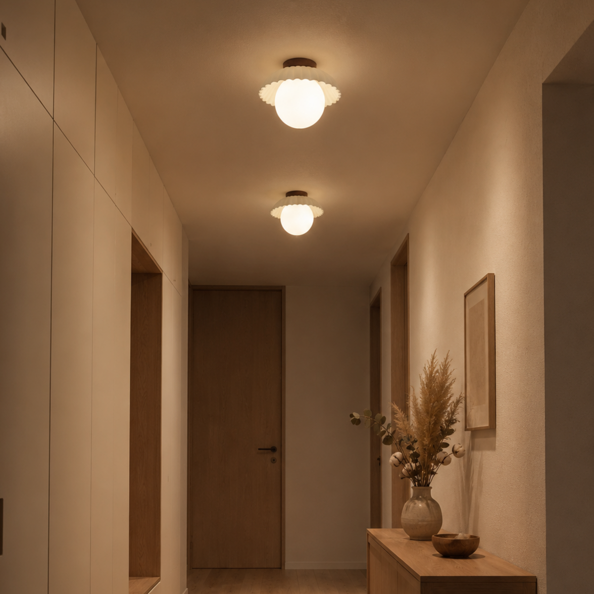 Moderne LED Deckenleuchte zum Aufbauen