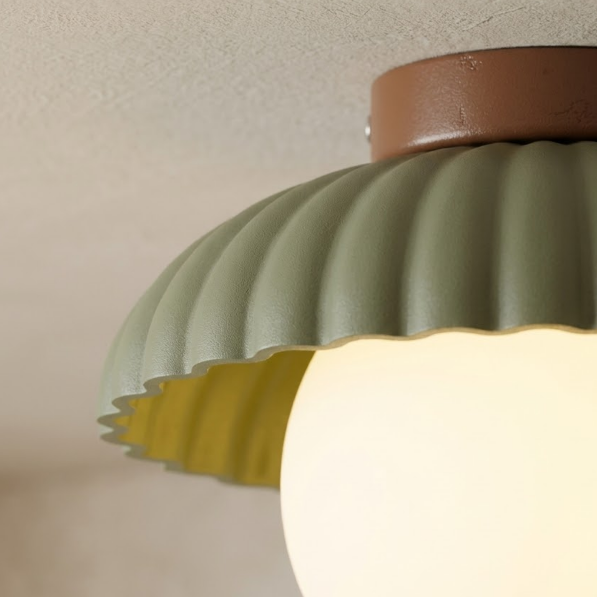 Moderne LED Deckenleuchte zum Aufbauen