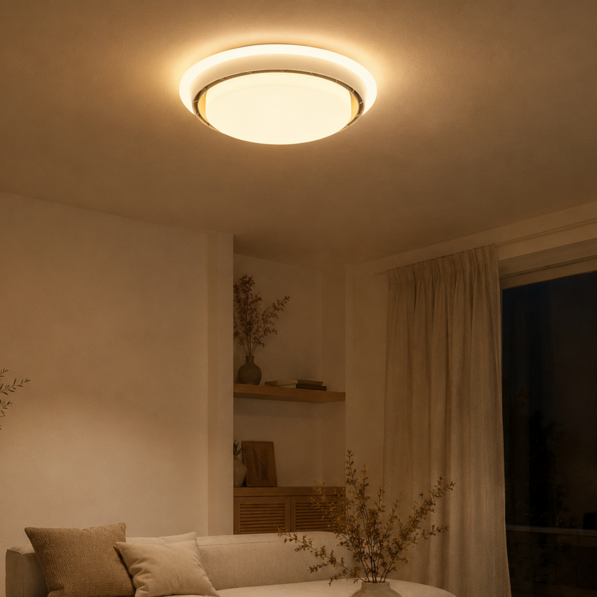 Flügellose LED Ventilator Deckenleuchte