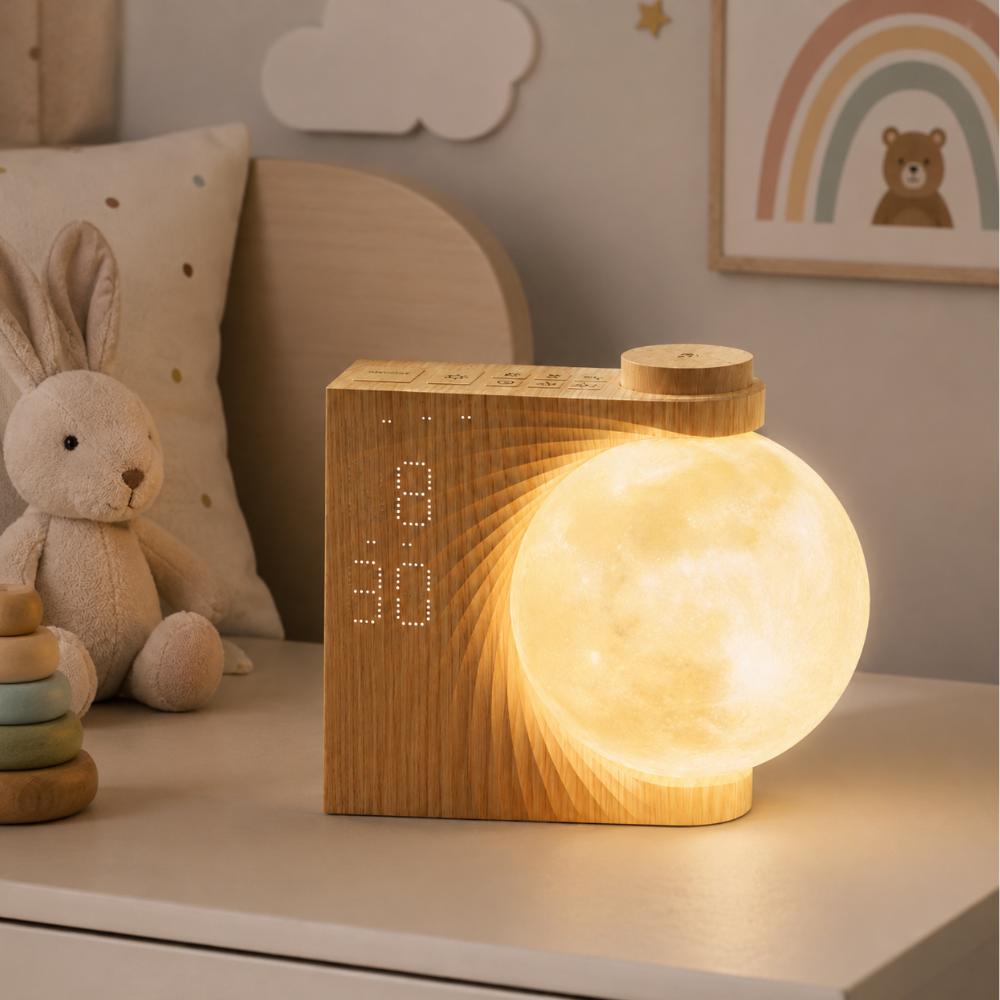 Restora Sunrise Alarm Clock - Gradual Light Wake Up Light & Nightstand Lamp
