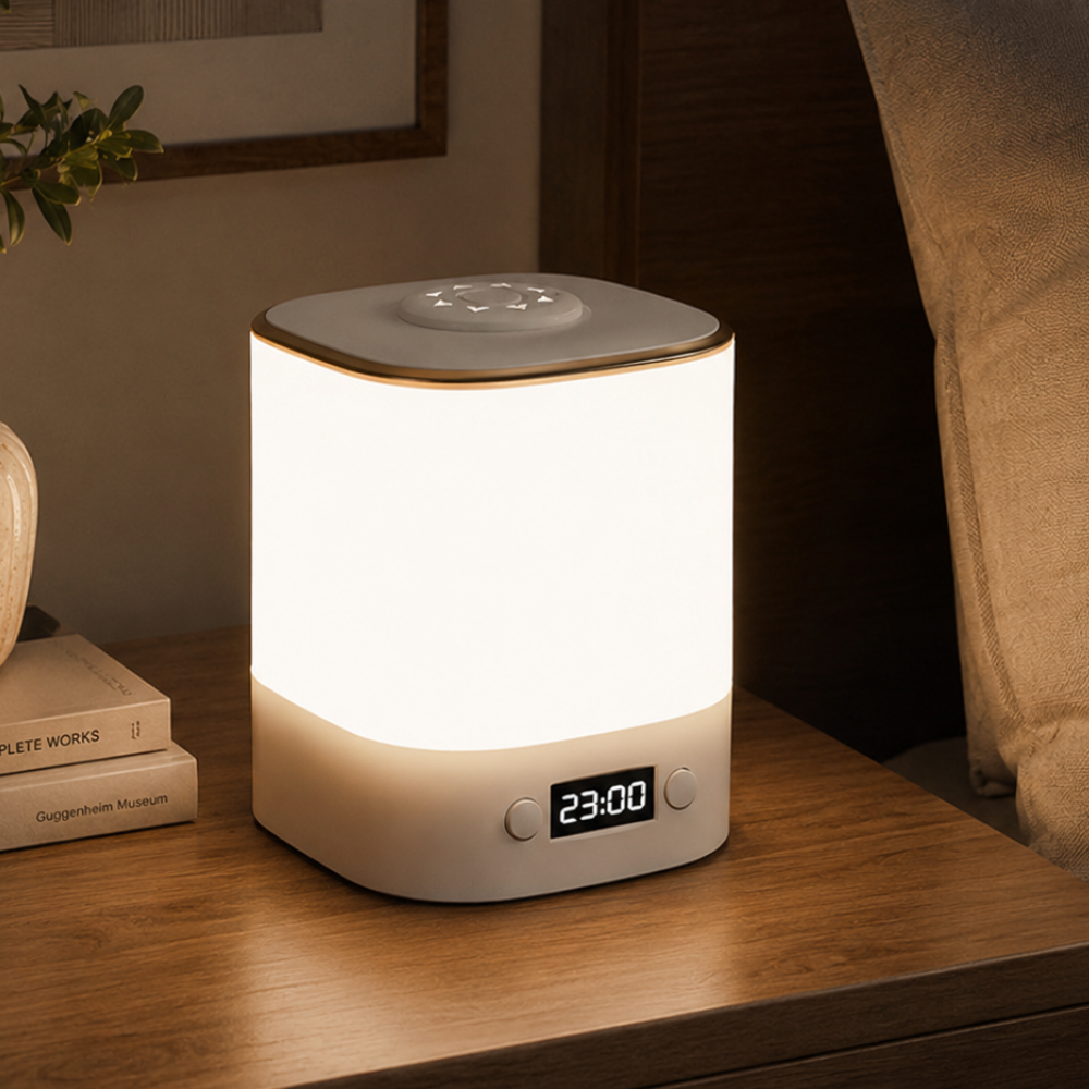 Modern Minimalist Table Lamp with Dimmable LED for Bedroom & Desk