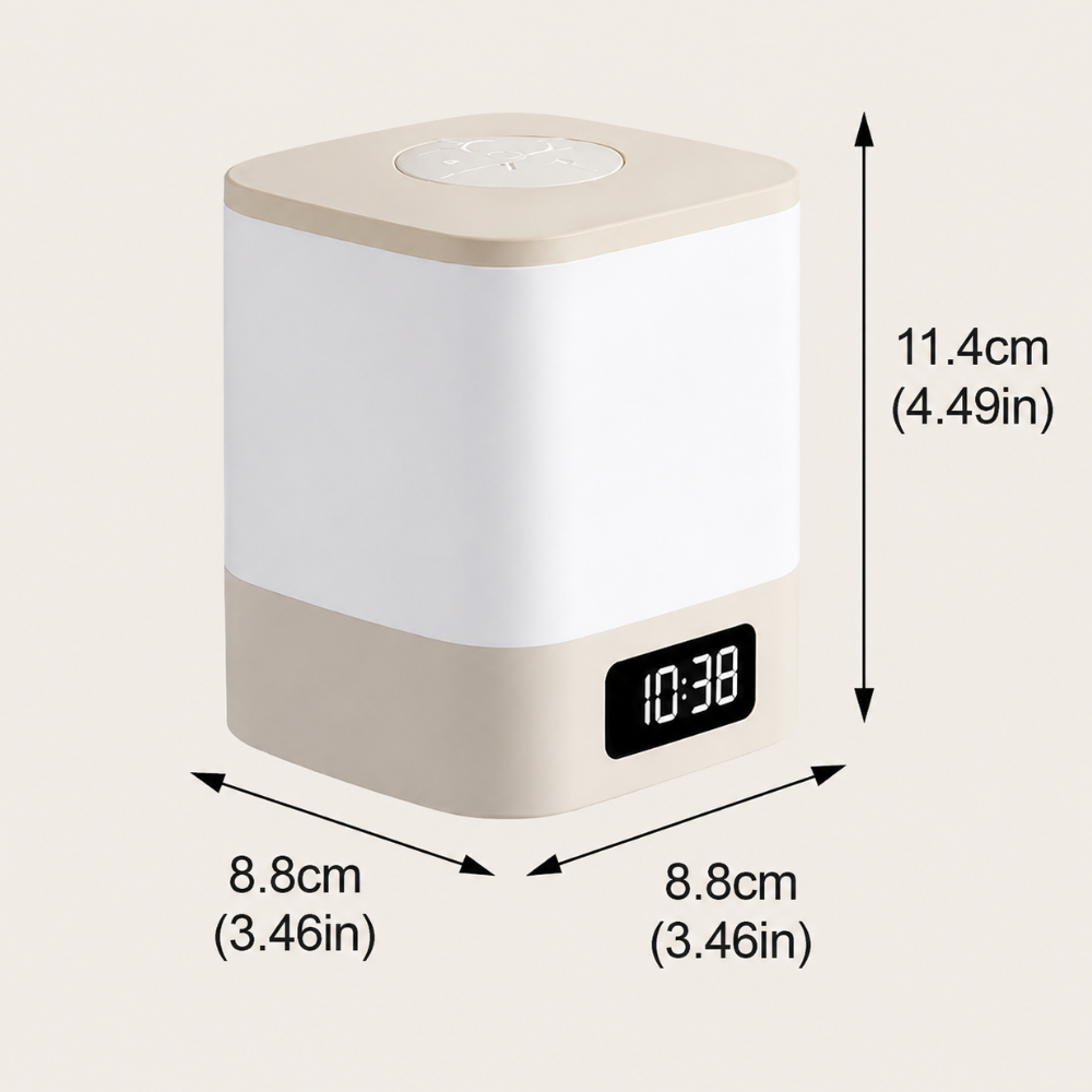 Modern Minimalist Table Lamp with Dimmable LED for Bedroom & Desk