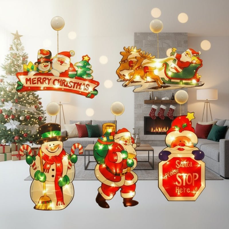 Christmas Window Lights for a Cozy Holiday Atmosphere