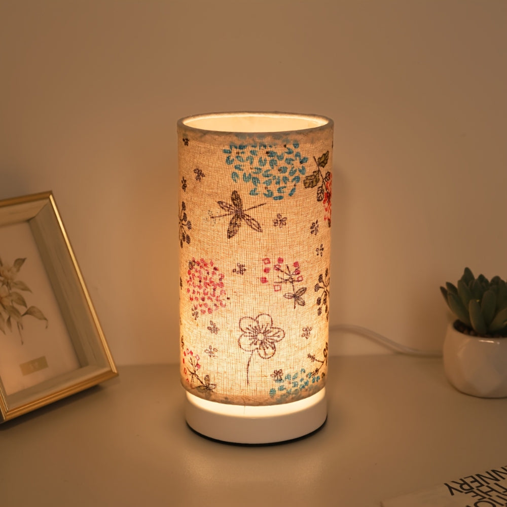 Botanische Bloemen Stof Verlichting Tafel Lamp