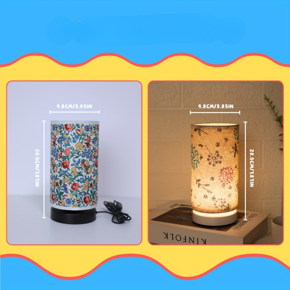Botanische Bloemen Stof Verlichting Tafel Lamp