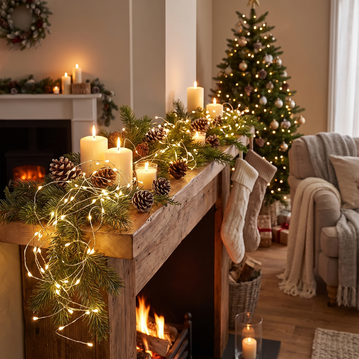 Clusterverlichting - Kerstverlichting met Afstandsbediening en 8 Lichtstanden