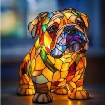 COMPANIONLIGHT – Artistieke LED Nachtlamp met Hondenrassen voor Hu decoration