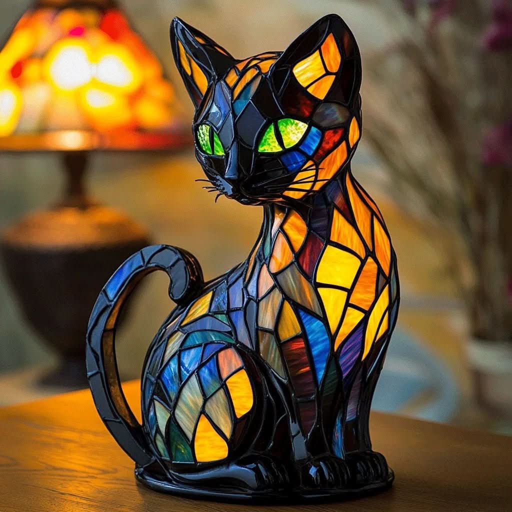 FELILUX – Speelse LED Kat Nachtlamp met Zachte Ambient Glans