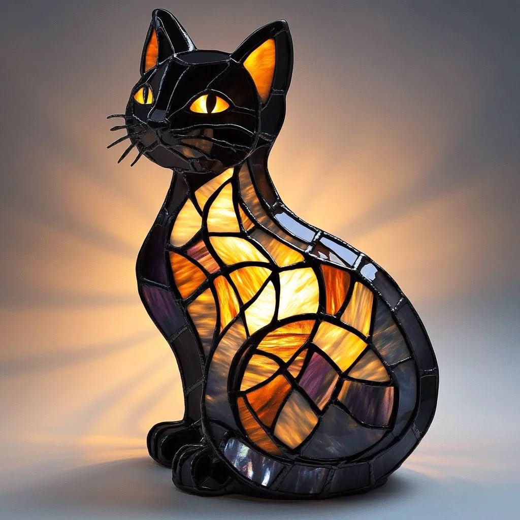 FELILUX – Speelse LED Kat Nachtlamp met Zachte Ambient Glans
