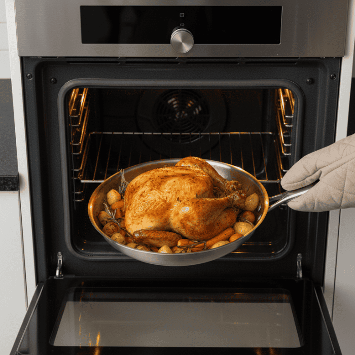 TITAN-PREMIUM PAN - High-quality titanium pan without coating for all hob types