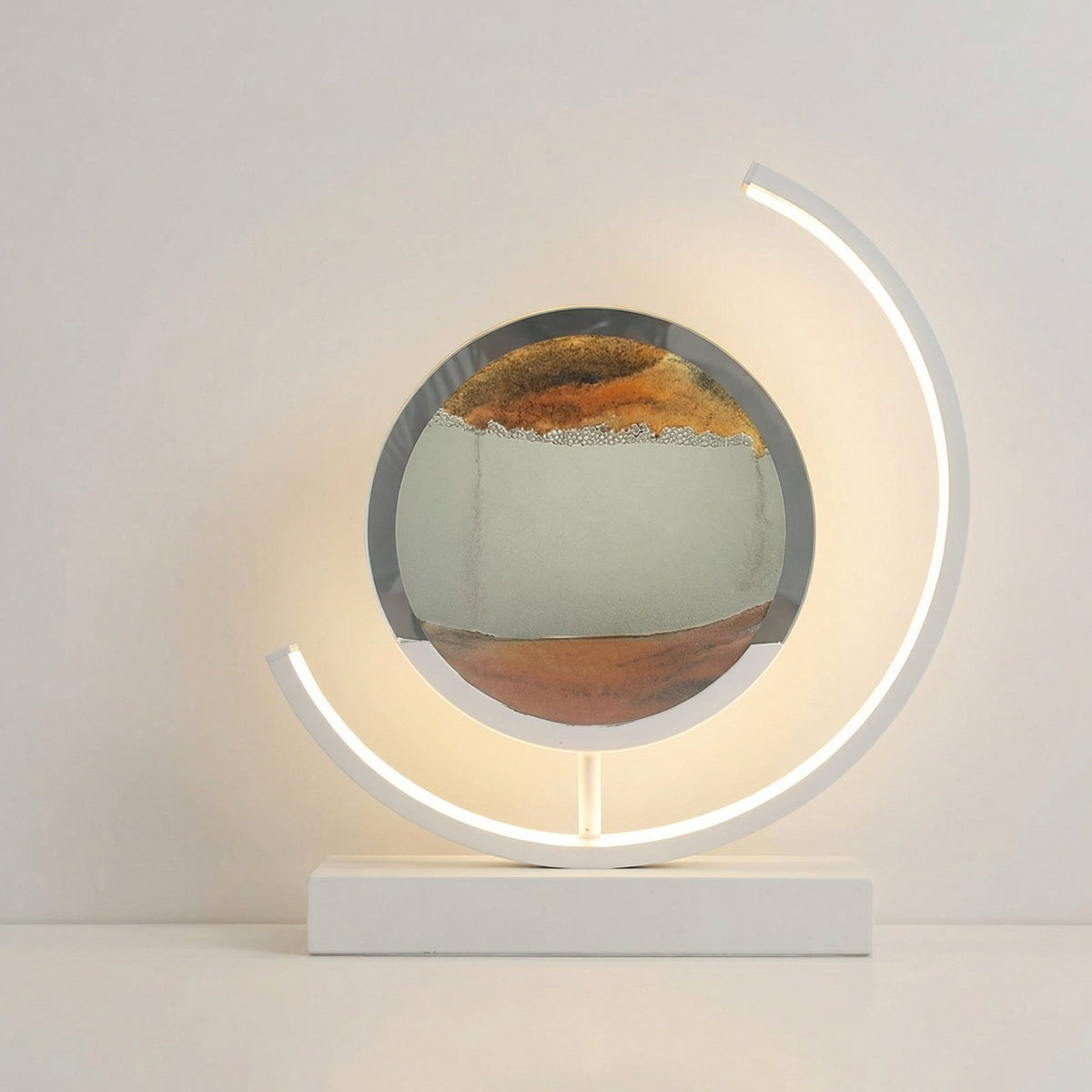 3D Quicksand Art Table Lamp