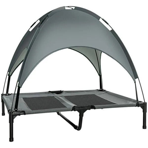 Elevated Dog Bed with UV Canopy