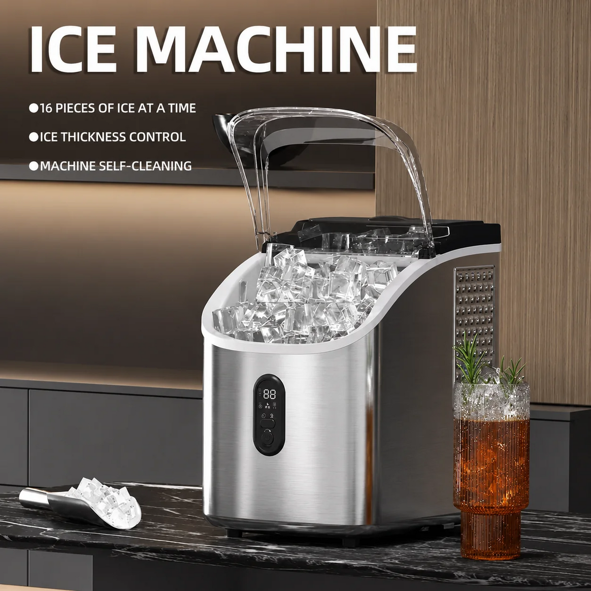 Portable Countertop Ice Maker