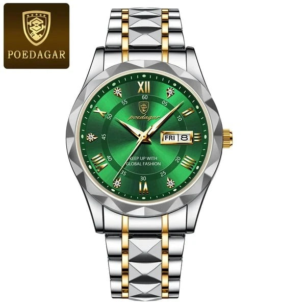 Men's Analog Quartz Watch with Date