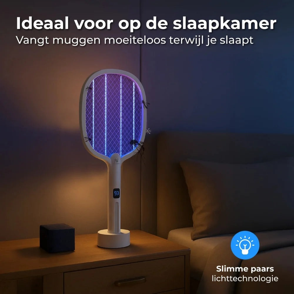 Rechargeable UV Electric Fly Swatter