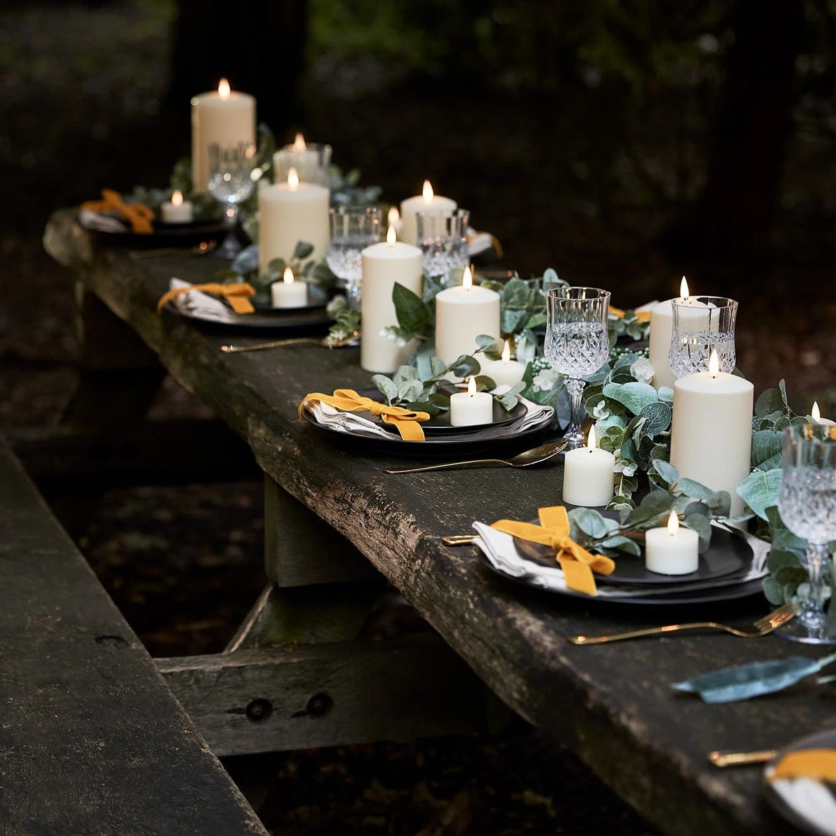 KerzenNest Outdoor LED Candles (Set of 3)
