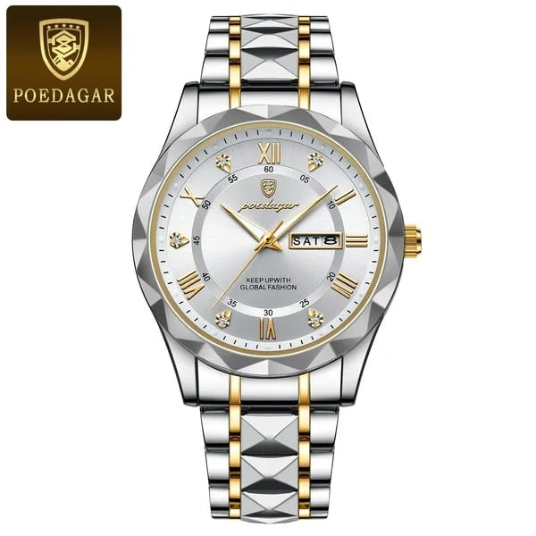 Men's Analog Quartz Watch with Date