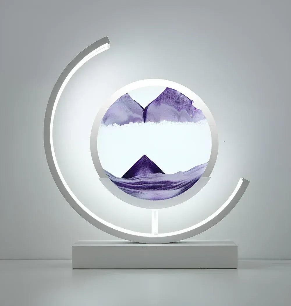 LED Sand Art Table Lamp with Remote