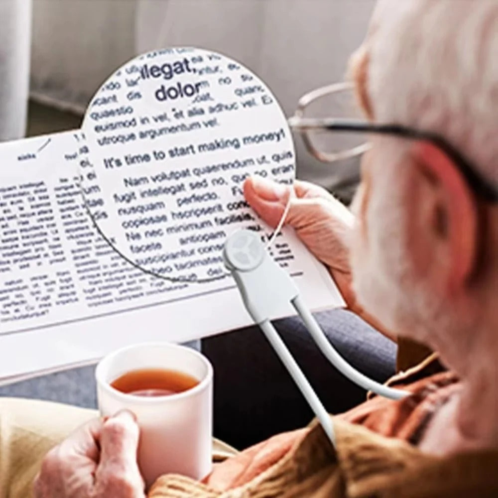 Hands-Free Magnifying Glass 5x