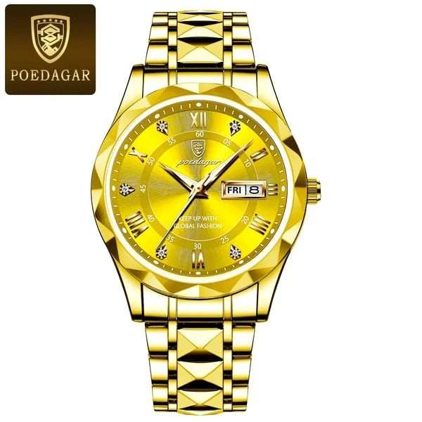 Men's Analog Quartz Watch with Date