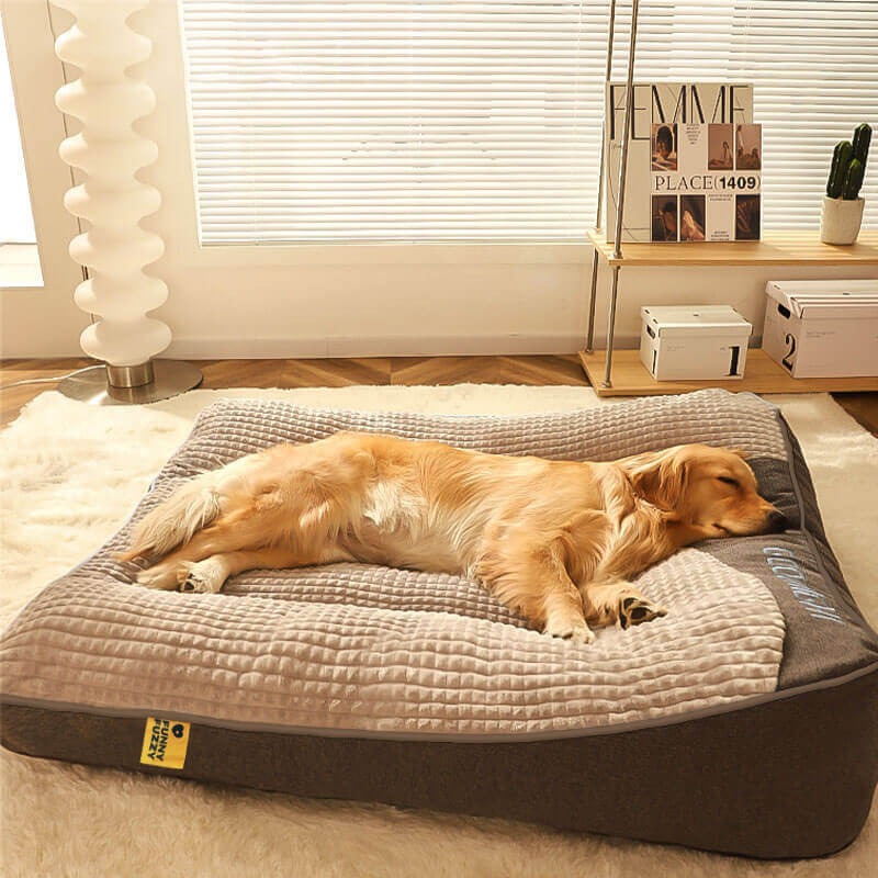 Orthopedic-Style Bolster Dog Bed