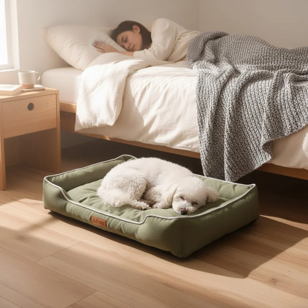 Foam Dog Bed with Washable Cover