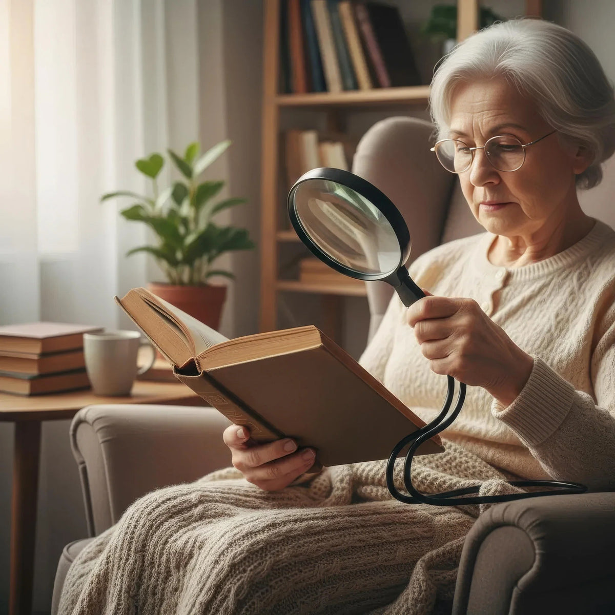 Hands-Free Magnifying Glass 5x