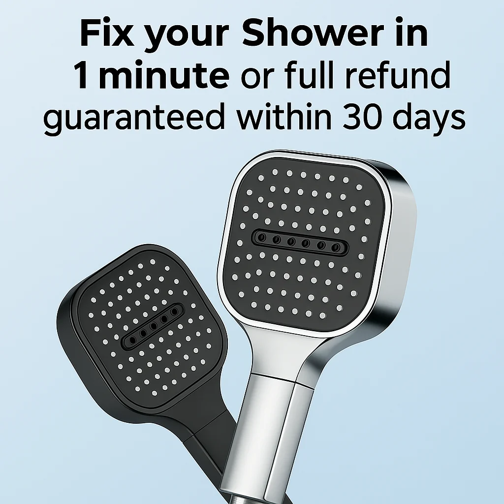 High-Pressure Filtered Shower Head
