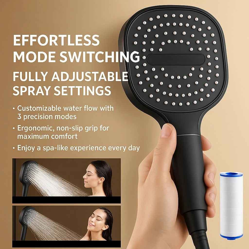 High-Pressure Filtered Shower Head