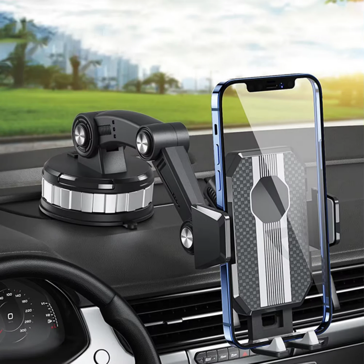 Car Phone Holder with Extendable Arm
