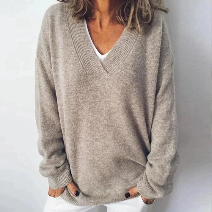 Cashmere V-Neck Jumper
