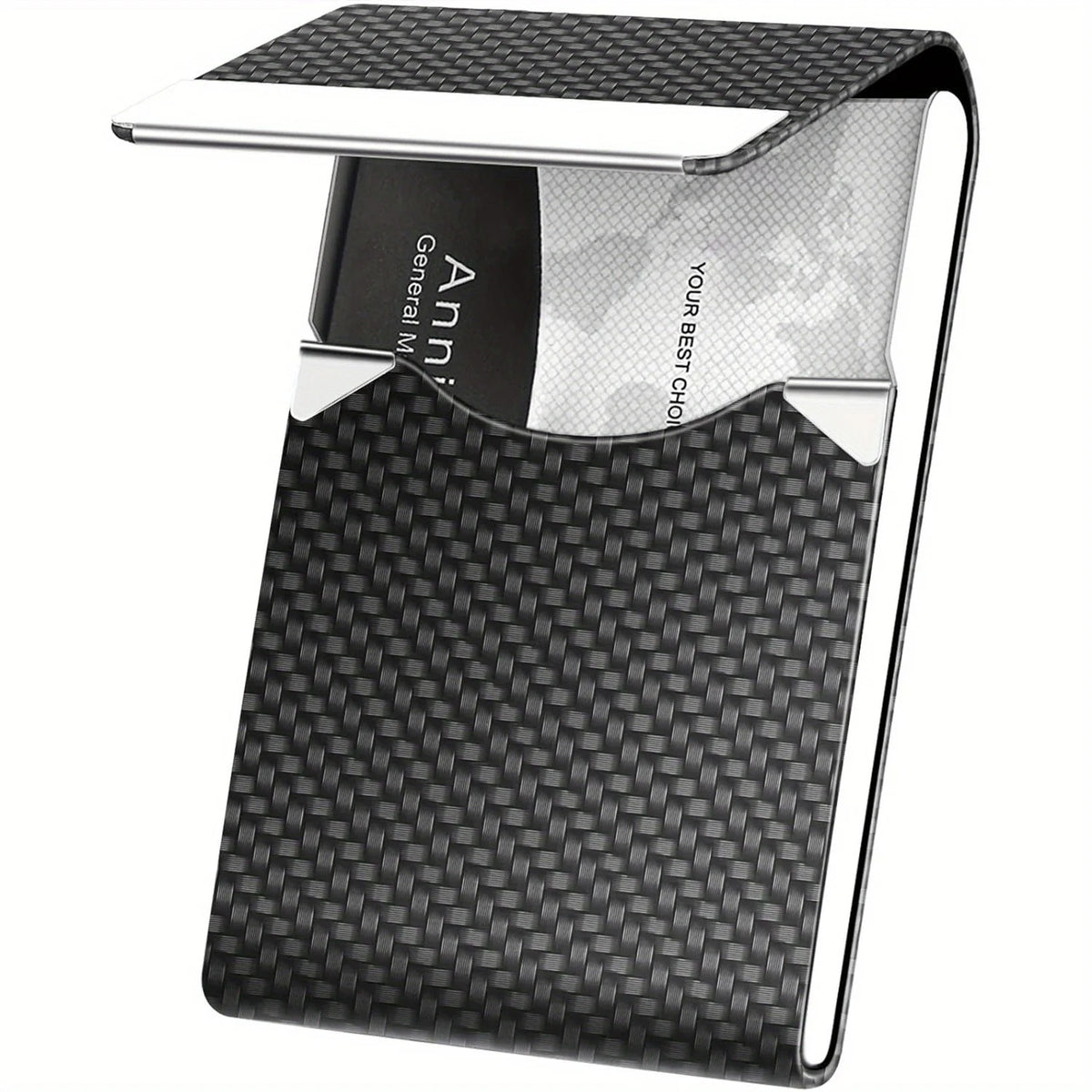 SteelGuard Business Card Holder