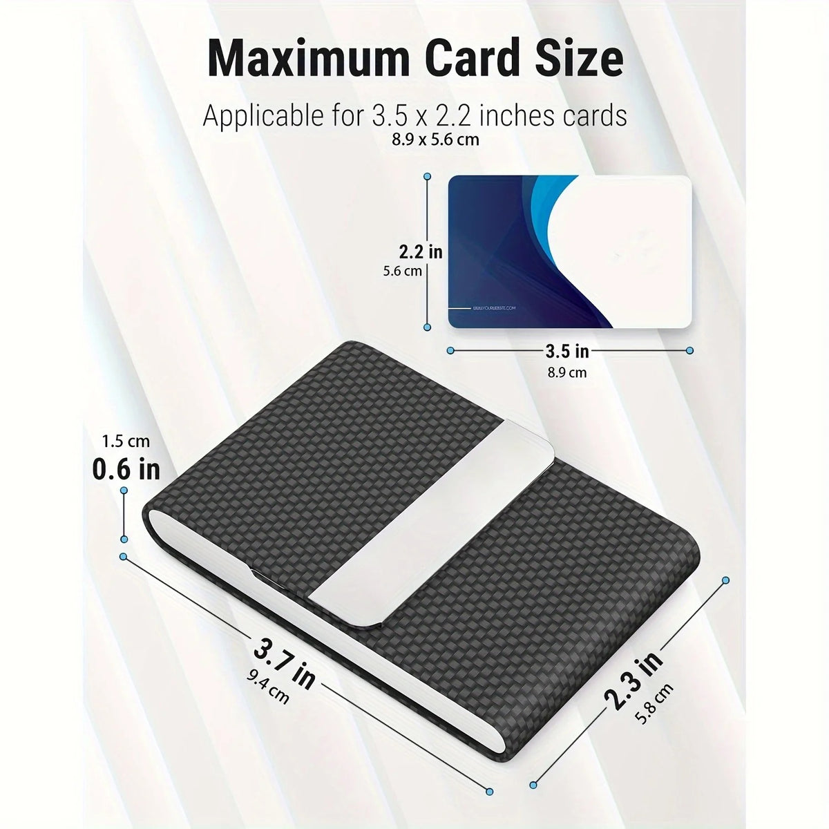 SteelGuard Business Card Holder
