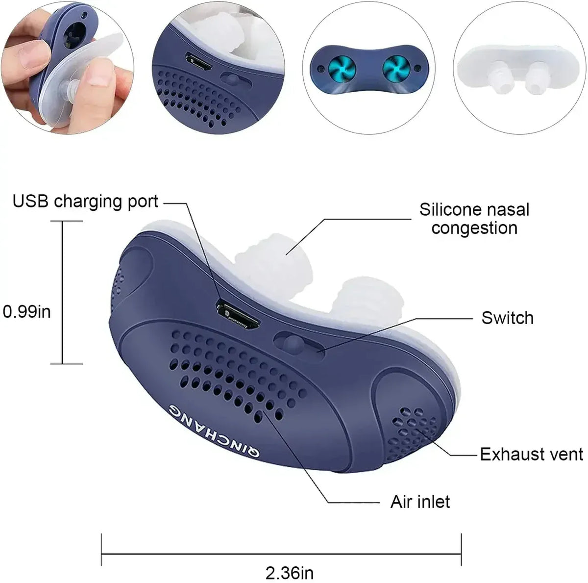 Portable Hoseless Nasal Device