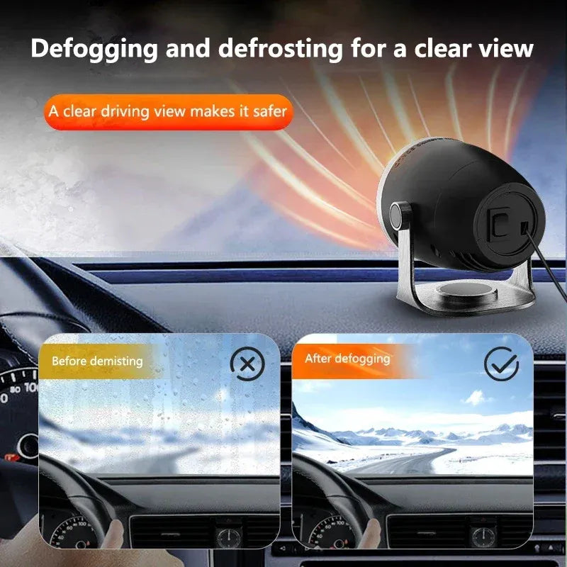 3-in-1 Car Heater with Defogger