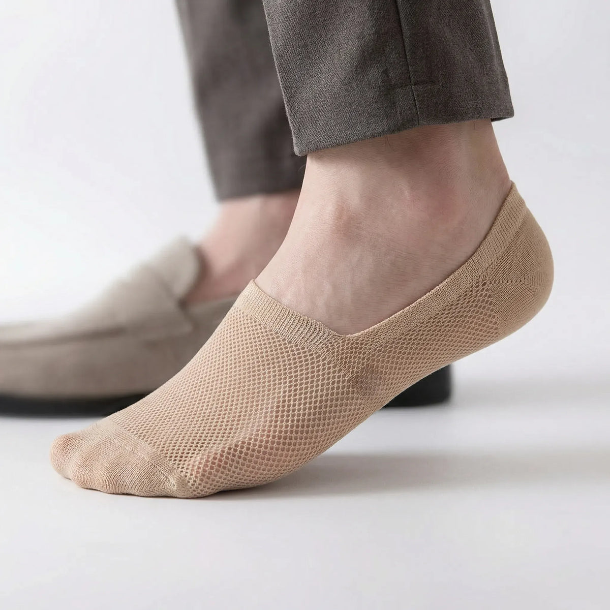 No-Show Anti-Slip Ankle Socks for Men