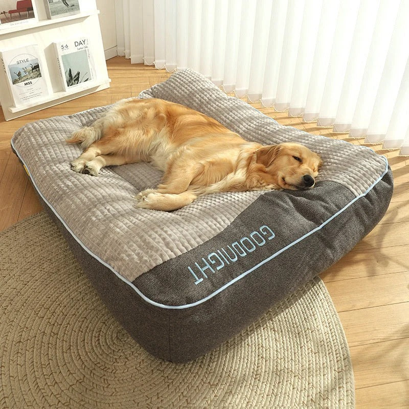 Orthopedic-Style Bolster Dog Bed