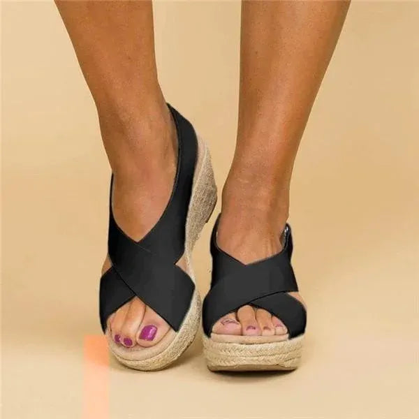 Clara Wedge Heel Espadrilles