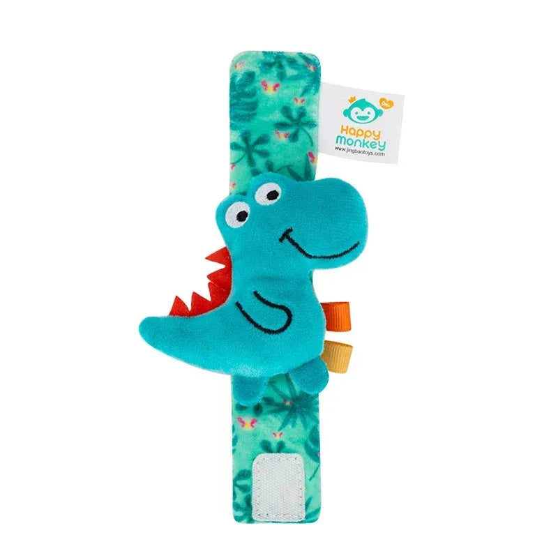 Plush Animal Wrist Rattle