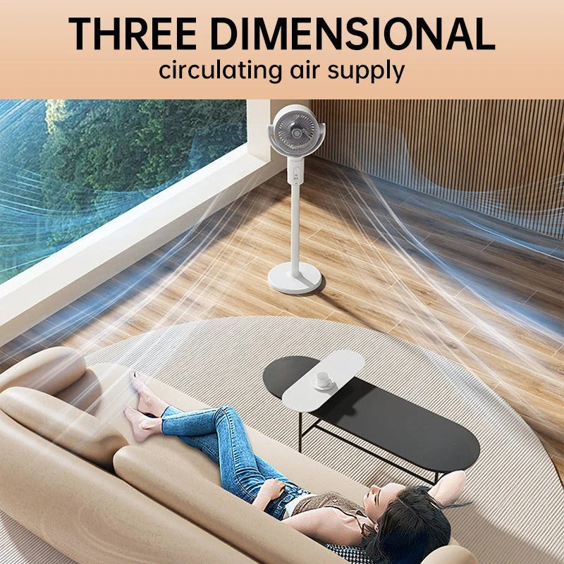 Whisper-Quiet USB Pedestal Fan