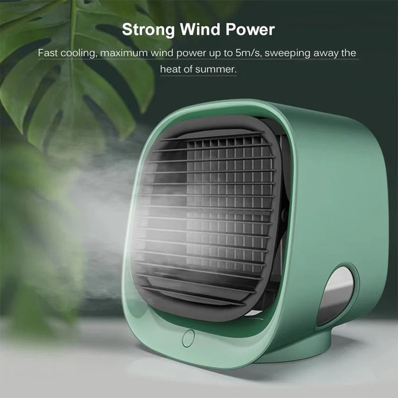 3-in-1 Personal Air Cooler with LED Light