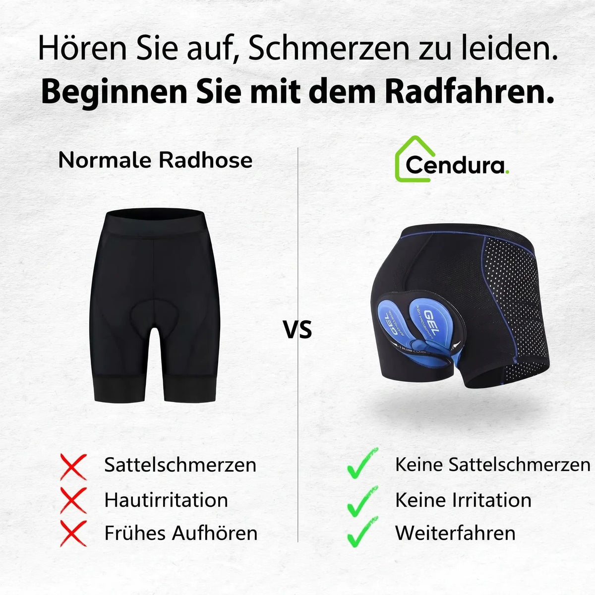 Veloride Gel-Padded Cycling Shorts