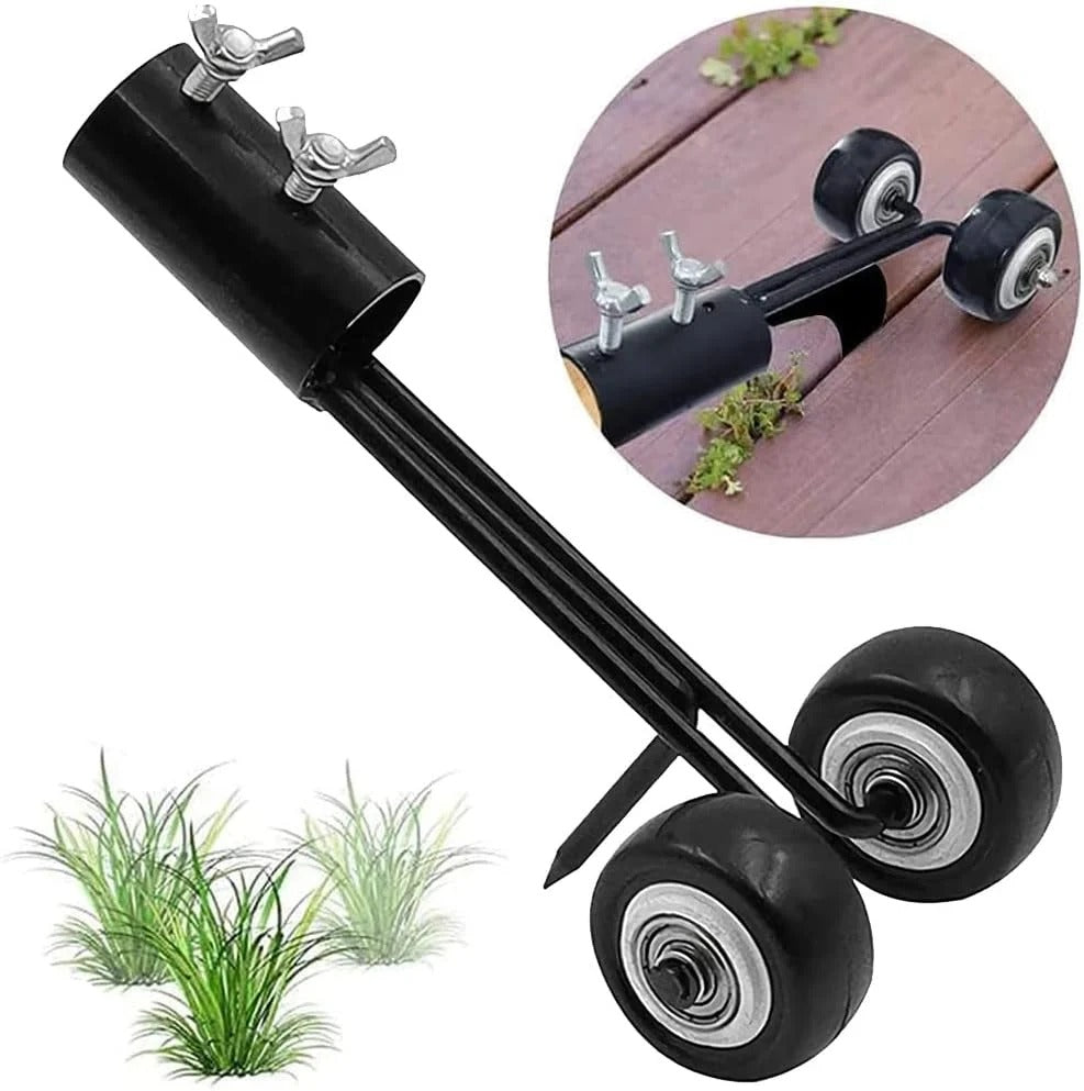 Rolling Weed Removal Tool for Paver Joints